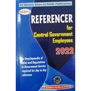 Nabhi's Referencer for Central Government Employees 2022| CGS Handbook/Yearbook 2022